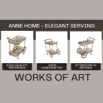 AH005 Anne Home - Elegant Serving Trolley 